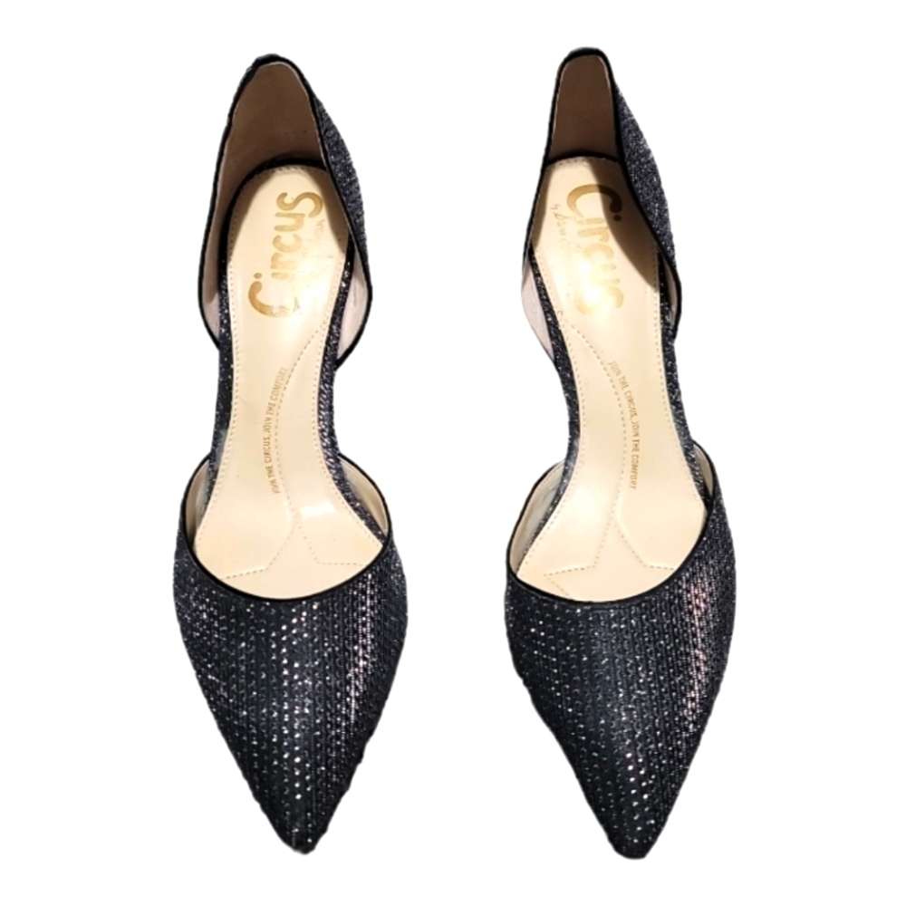 Circus by Sam Edelman Silver Gray Pumps Size 9.5